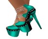 CHAINED TEAL SPIKES