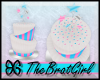 BG~ Cake Pink & Teal