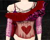 Red n Pnk Heart Frill