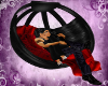 Blk/Red Kissing Chaise