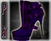 [PK]Buckle Heels Purple