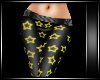 (D)Yellow Star Leggings