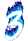 Blue Flaming 3 (three)