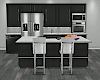 Modern Black Kitchen