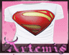 White Superman T-shirt