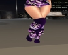 Purple Pocket Boots