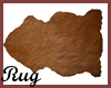 ! Brown Fur Rug