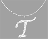 Letter T Necklace - F -