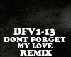 REMIX-DONT FORGET MY LOV