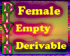Female Empty Derive 