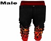RedFlames Rip Jeans Male