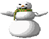 Snowman hug