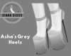 Asha's Grey Heels