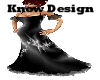K.D.Star Gown Black