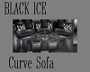 BLACK ICE -Curve sofa