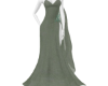 sage elegant gown