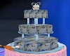 ~LB~ Blue Wedding Cake