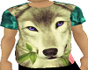 wolf t shirt M