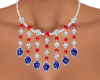 Red/White/Blue Necklace