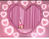 pink heart room