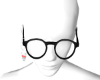nerd glasses | black