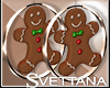 [Sx]Gingerbread Earrings