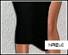 High waist black skirt
