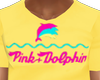 Yellow Pink+Dolphin Tee