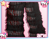♡ bloody leg warmers