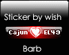 Vip Sticker Cajun El49
