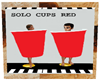 couples solo cups red