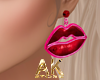 Pop Art Lips Earrings