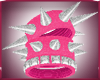 pink spiked left