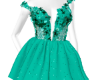 Aqua Rose Dress