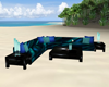 Tropical Blue Couch