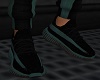 (M)SneakersBlkTeal