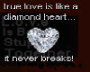 Love is like a diamond