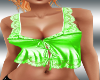 Lace Tank Lime Green