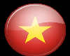 Vietnam Button Sticker