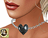 ONXY HEART NECKLACE