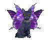 Angel Kitty Purple Wings