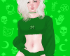 Cropped Frog Sweater