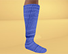 Blue Gray Socks Tall (M)