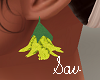Yellow Lily Earrings