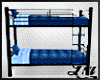 *Nw* Blue Bunk Bed