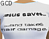 GCD - Jesus saves - wht