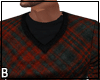 Red Argyle Sweater