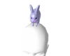 pastel purple bunny