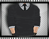 [AS] Sweater & tie Grey