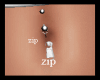 Zip Belly Piercing